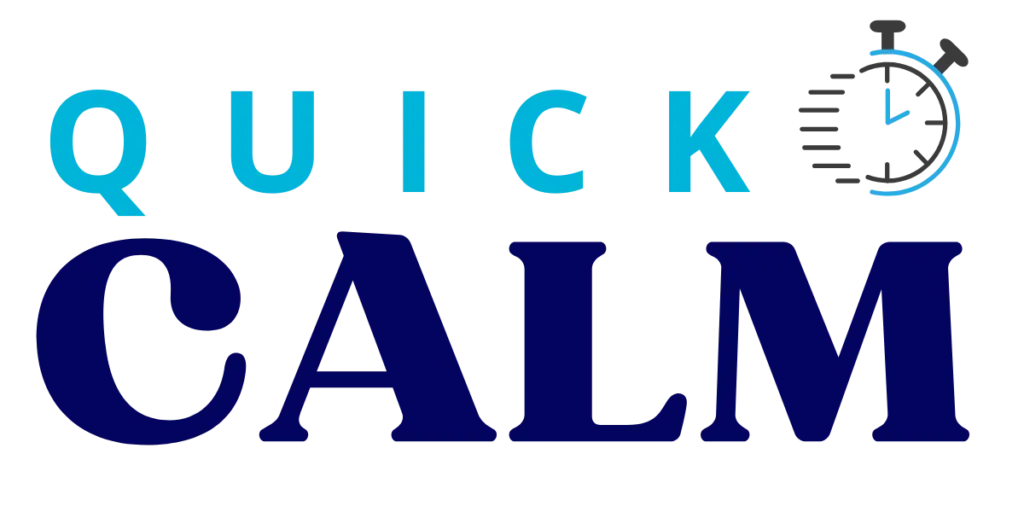 Quick Calm logo with timer icon
