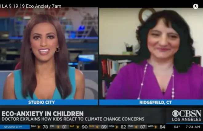 News interview with Dr. Roseann Capanna-Hodge about eco-anxiety in children
