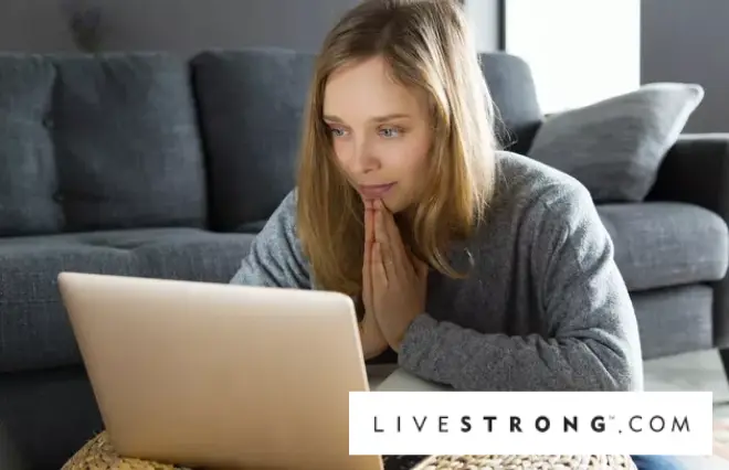 Teen using laptop featured in LiveStrong.com health article