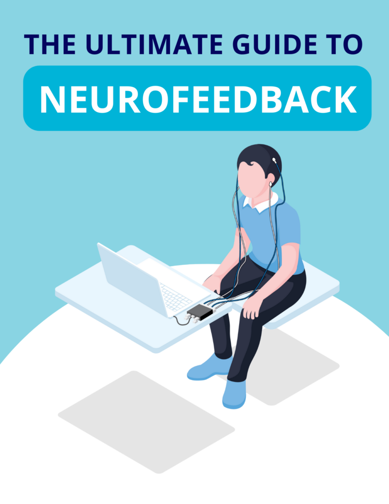 The Ultimate Guide to Neurofeedback book cover with illustrated person