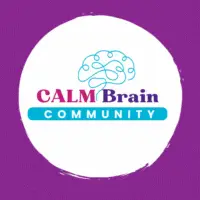 CALM Brain Community logo badge