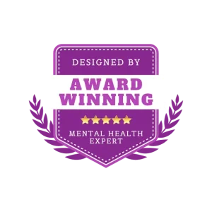 Award-Winning Mental Health Expert designation badge