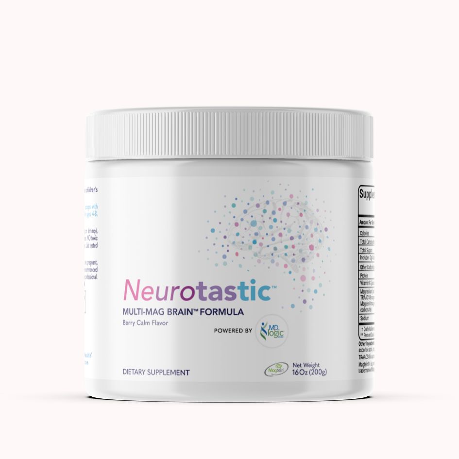 Neurotastic Multi-Mag Brain Formula dietary supplement powder bottle
